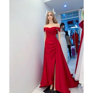 Đuôi rời cài váy cưới đầm tiệc