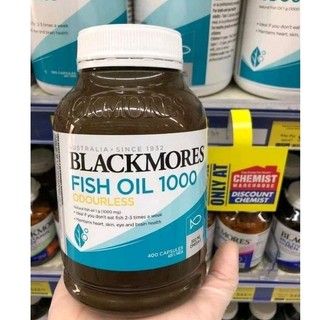 Dầu Cá Blackmores Fish Oil 1000mg Lọ 400 Viên