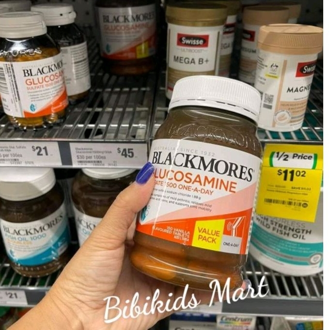 GLUCOSAMINE BLACKMORES MẪU MỚI 1500MG - 180 viên
