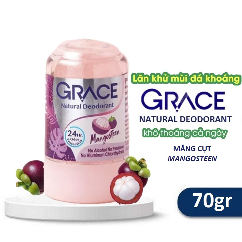 Lăn Khử Mùi Đá Khoáng GRACE Thái Lan 70g