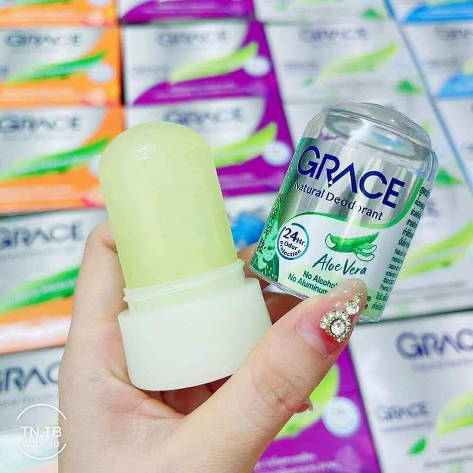 Lăn Khử Mùi Đá Khoáng GRACE Thái Lan 70g
