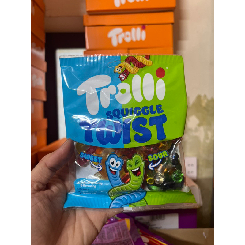 Kẹo dẻo Trolli Squiggles gói 100g