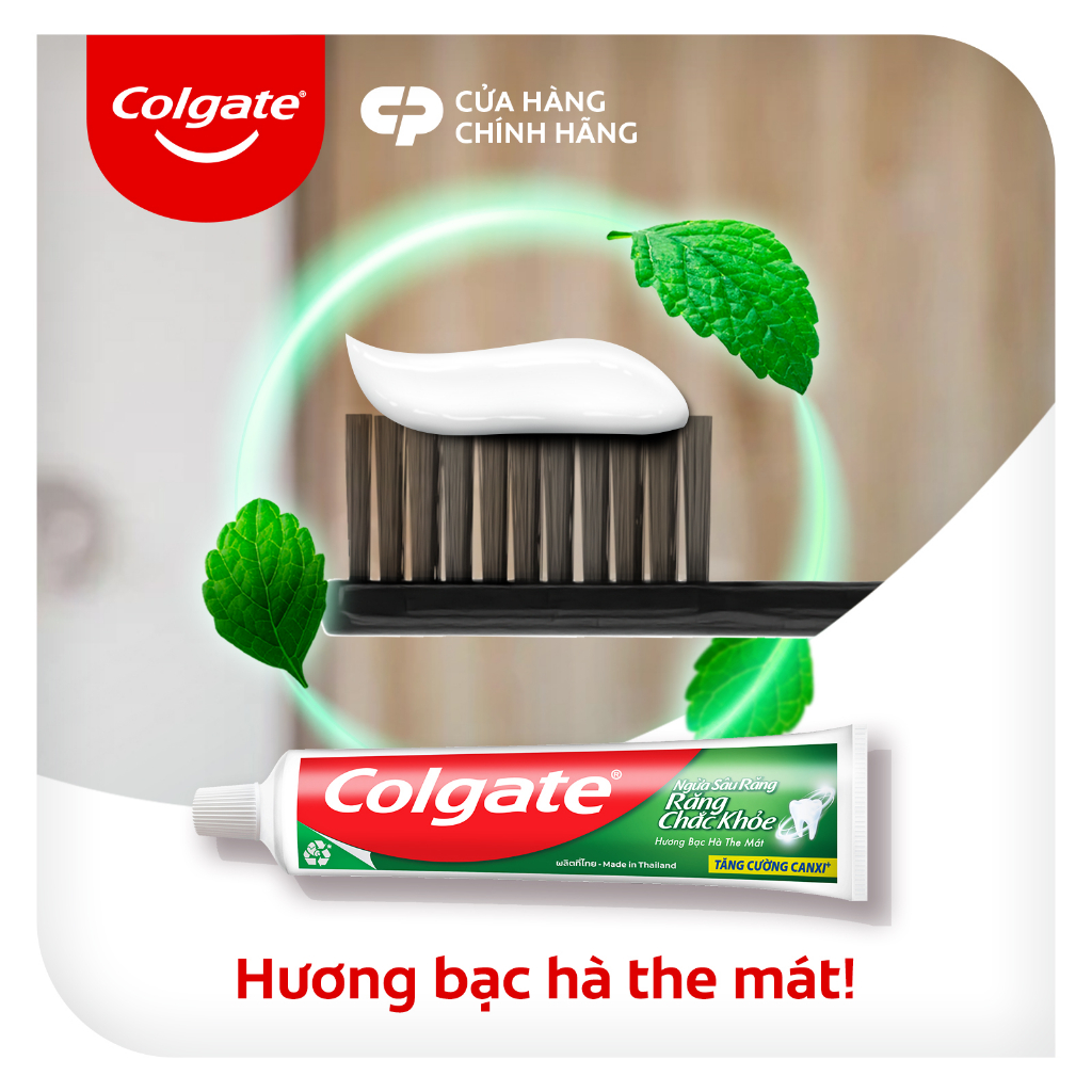 Kem đánh răng Colgate ngừa sâu răng răng chắc khỏe 225g/tuýp tặng bàn chải