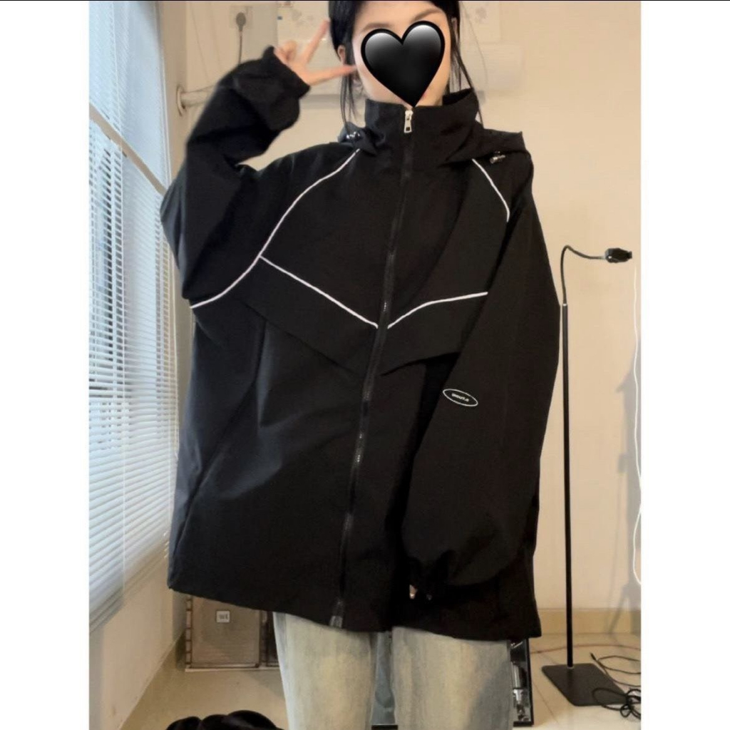 ÁO KHOÁC GIÓ 2 LỚP PHẢN QUANG LOGO THÊU PHONG CÁCH HÀN QUỐC TPP FASHION