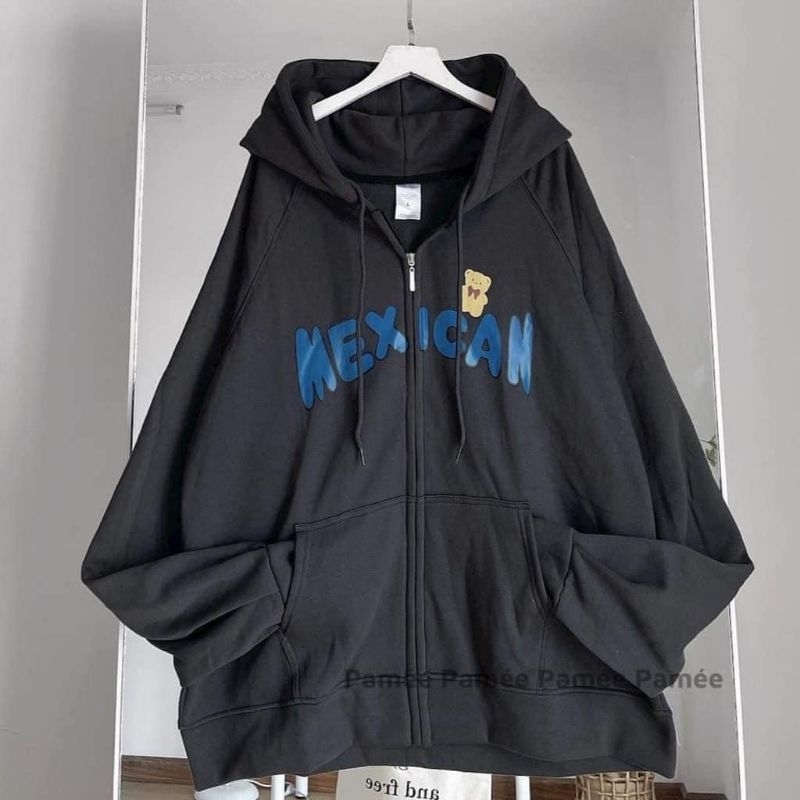 Hoodie zip nỉ MEXICAN