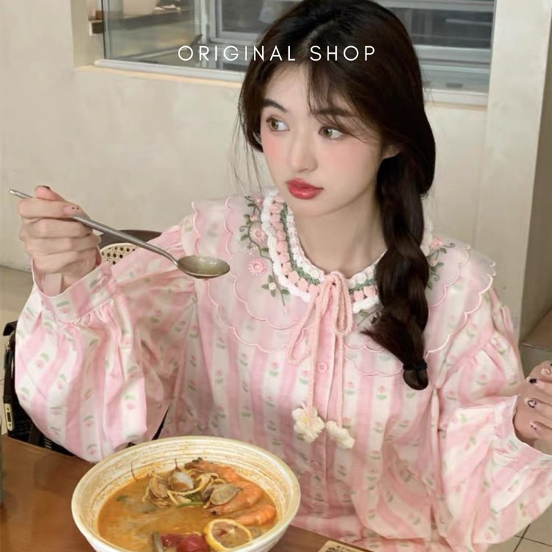 Áo Váy Màu Hồng Xinh Cute Áo BabyDoll