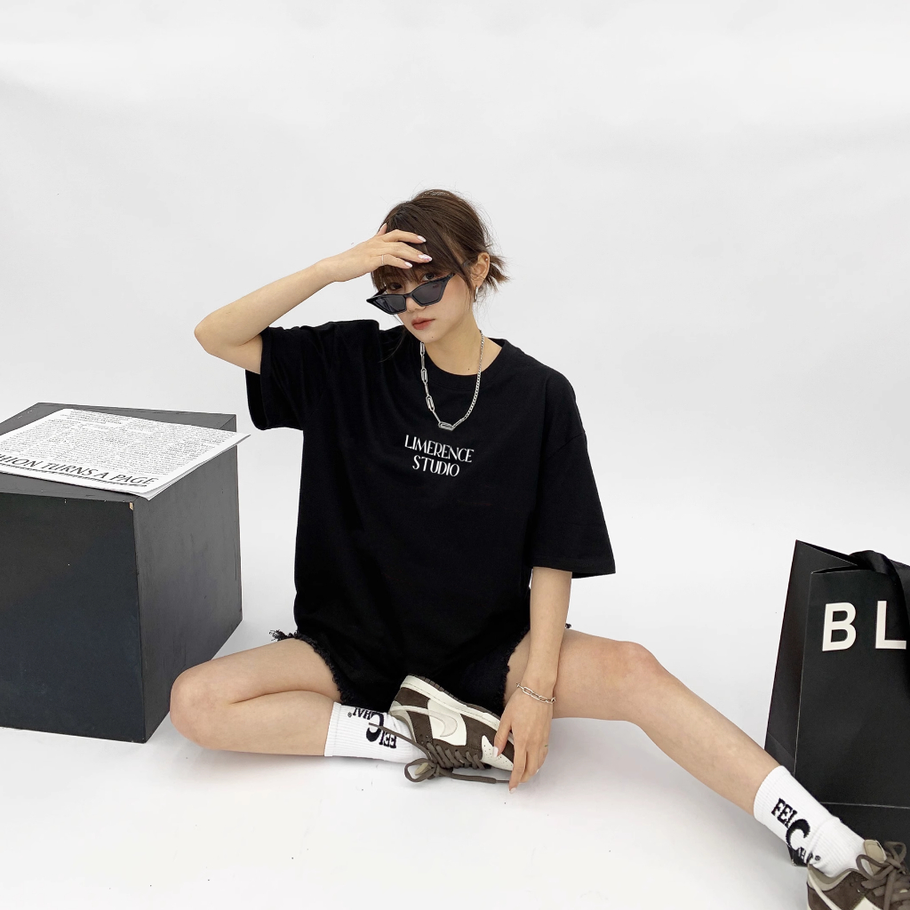 Áo thun form rộng LIMERENCE Studio Basic vải cotton cao cấp co giãn, dày dặn Local Brand
