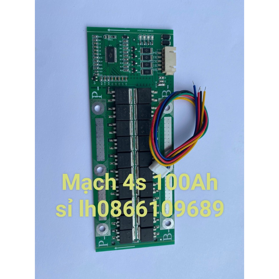 Mạch100A 4s12v dòng sả cao cho pinlithium