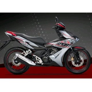 Tem rời honda winner x sport xám đen decal cao cấp