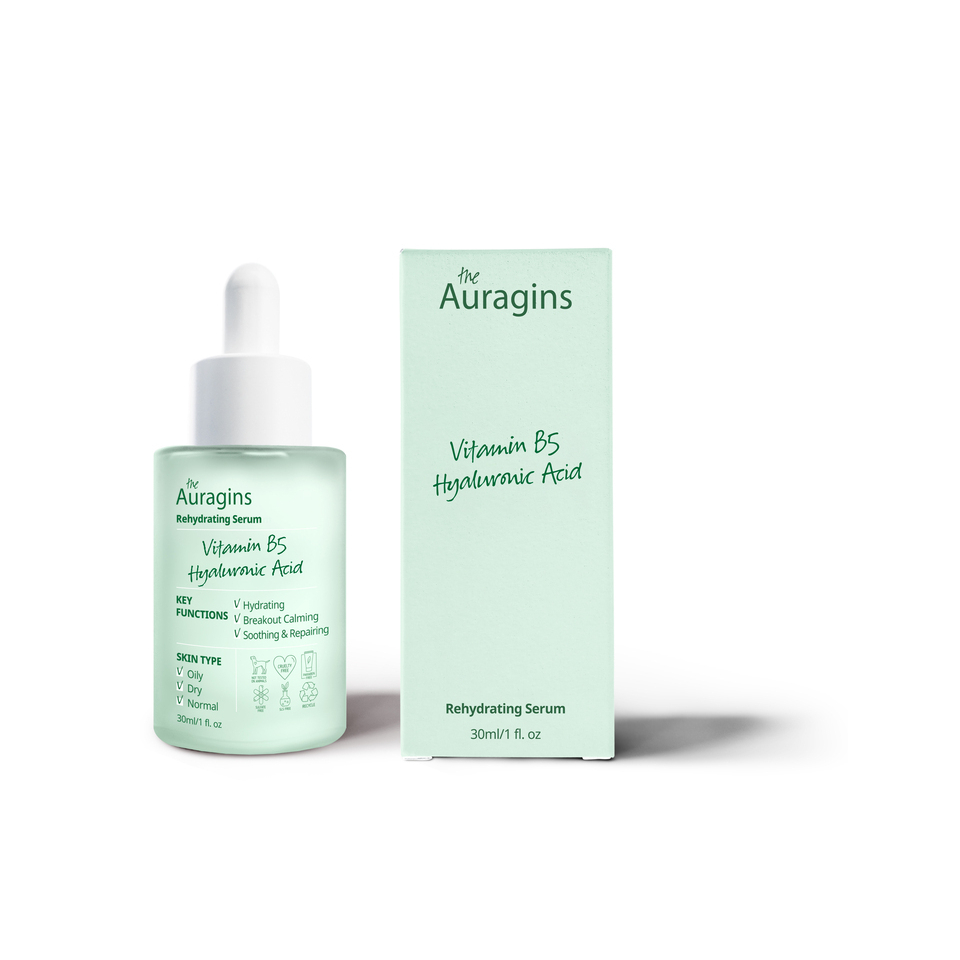 Tinh Chất Cấp Ẩm The Auragins 8% Vitamin B5 + Hyaluronic Acid Rehydrating Serum