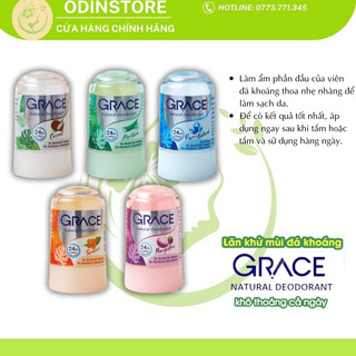 Lăn khử mùi đá khoáng grace thái lan 70g