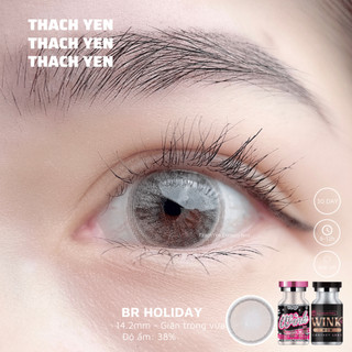Lens Mắt Holiday Nâu Tây Nhẹ giãn nhỏ - 0-10 độ kính áp tròng