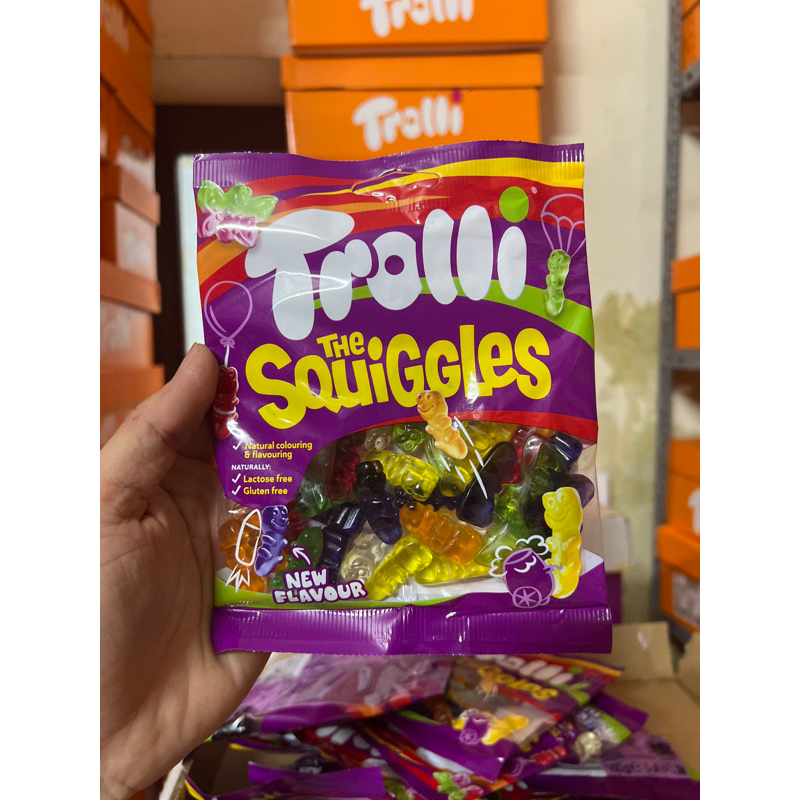 Kẹo dẻo Trolli Squiggles gói 100g