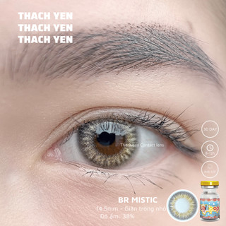 Lens Mắt Mistic Nâu Tây Vân Tia giãn nhỏ - 0-10 độ kính áp tròng