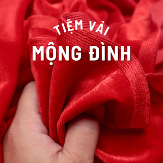 Khúc vải nhung lẻ tập may, decor, may đồ cho búp bê, làm đồ handmade,...