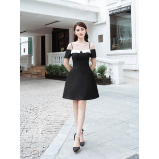 Đầm bigsize hai dây dáng ngắn xòe xinh yêu ( Thời trang Vicky G - Anitagreen ) HN0923