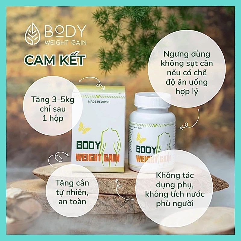 TĂNG CÂN BODY WEIGHT GAIN CHÍNH HÃNG TĂNG 3-6KG