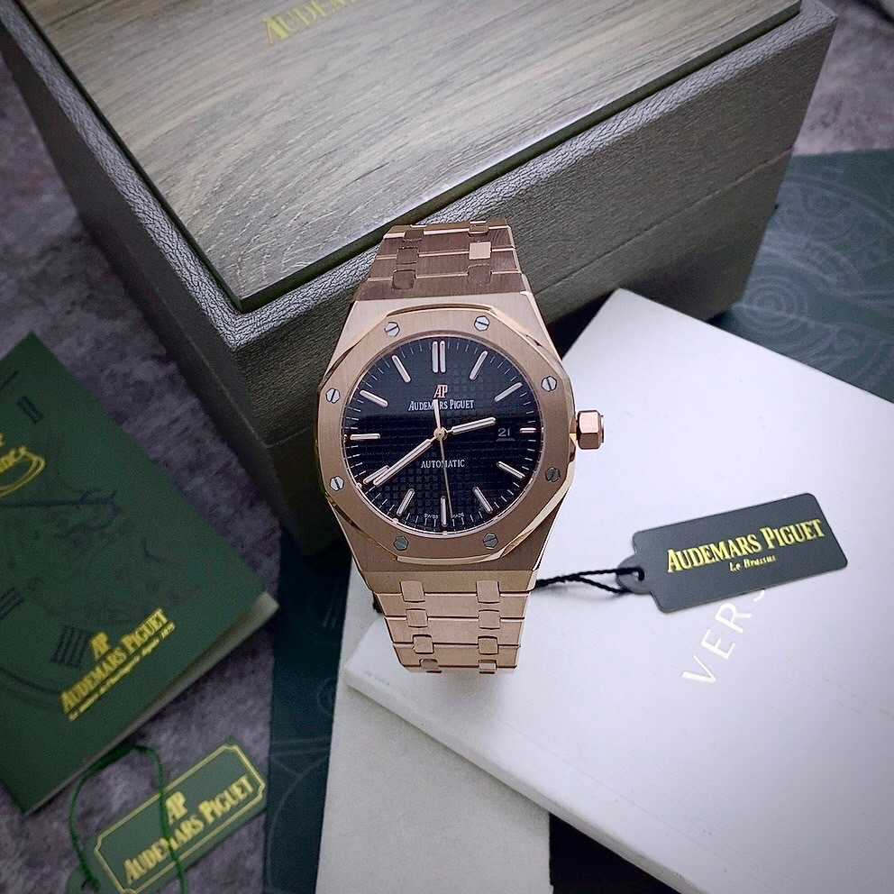 Đồng hồ nam Aud€mars Piguet Royal Oak 15500OR.OO.1220OR.01, Full box, Luxury diamond watch