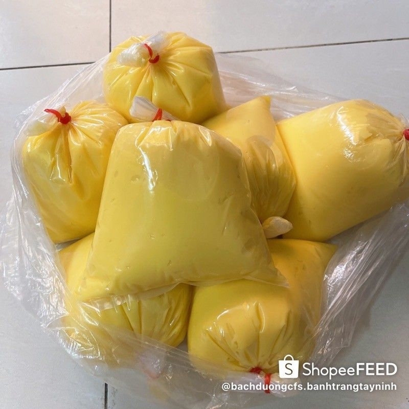 Bơ béo vàng ăn bánh tráng phơi sương