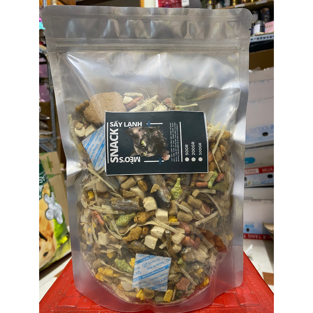 Thịt sấy cho mèo 500gr