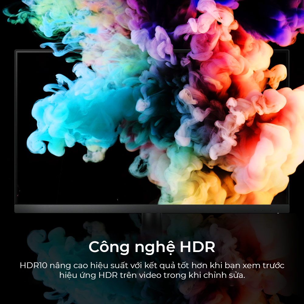 Màn hình đồ họa BenQ PD2705U 27 inch 4K UHD IPS USB C, sRGB, HDR10, Eye-are chuyên thiết kế đồ họa