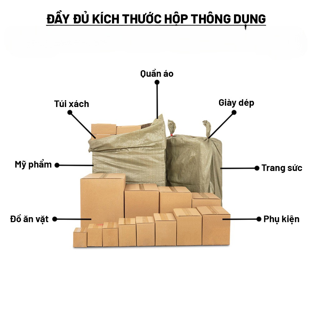 Hộp Carton, Hộp Đóng Hàng Size TO Giá Rẻ