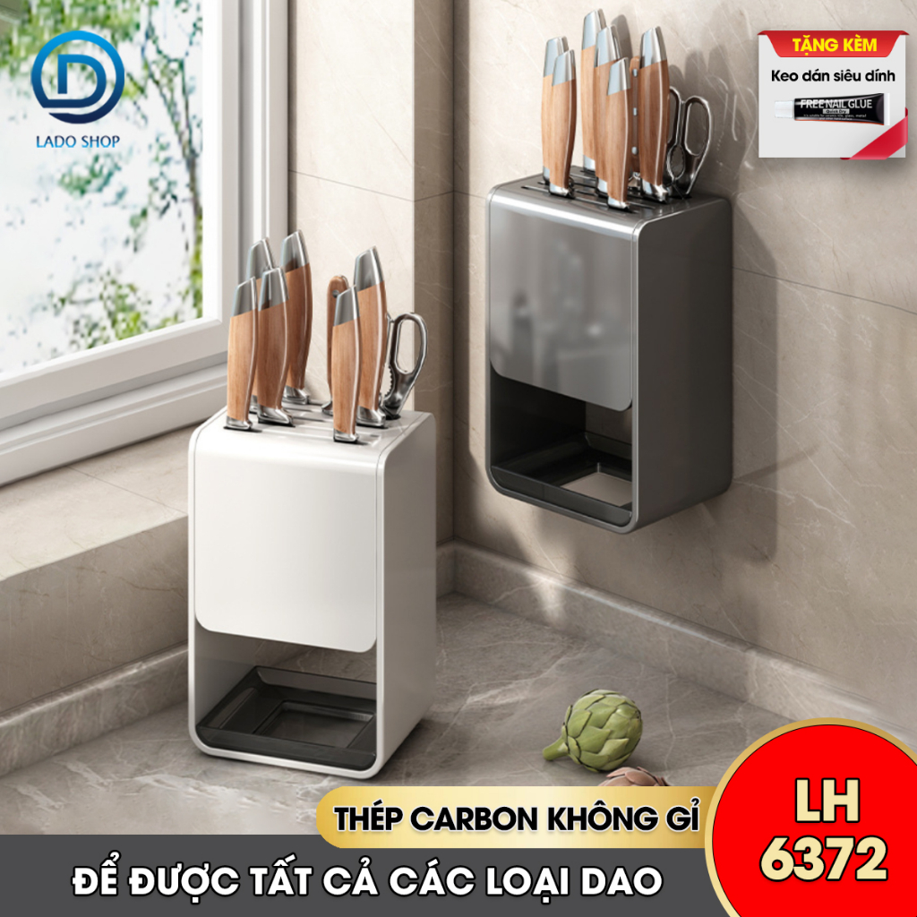 Giá để dao kệ dao để bàn LH-6327 thép carbon chống rỉ