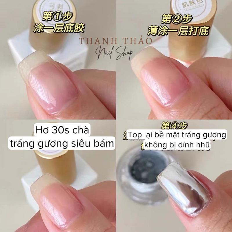 Top tráng gương siêu bóng