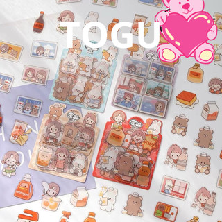 Set sticker winzige 40 tấm hình dán cô gái dễ thương sticker sổ bullet journal phong cách cute dễ thương TOGU