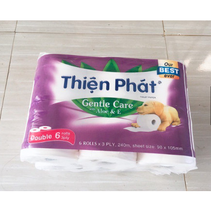 Giấy vệ sinh Thiện Phát 6 cuộn