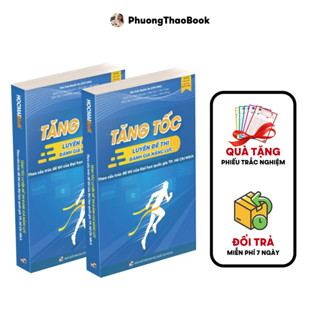 Sách Combo 2 cuốn Tăng tốc luyện đề thi Đánh giá năng lực ĐHQG TP.HCM - Bản 2024 dành cho lớp 12 - Ôn luyện thi ĐGNL HCM