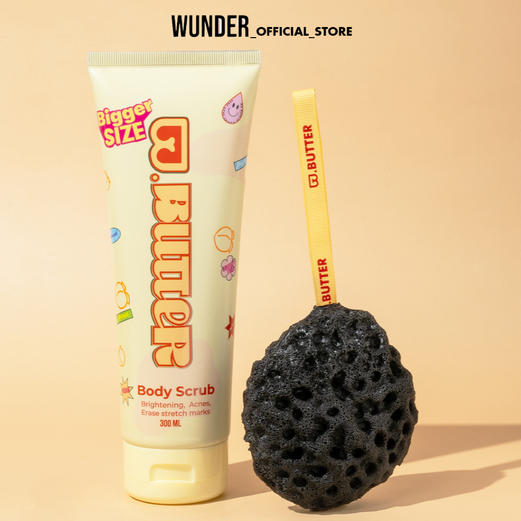 Gel tẩy tế bào chết cơ thể B.Butter cho vòng 3 và vùng chai sần mềm mại, sáng khoẻ 300ml