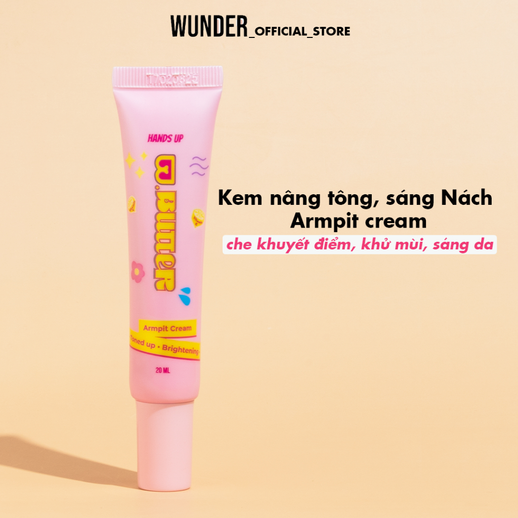 Kem nâng tông nách và dưỡng sáng vùng nách Bbutter 20g