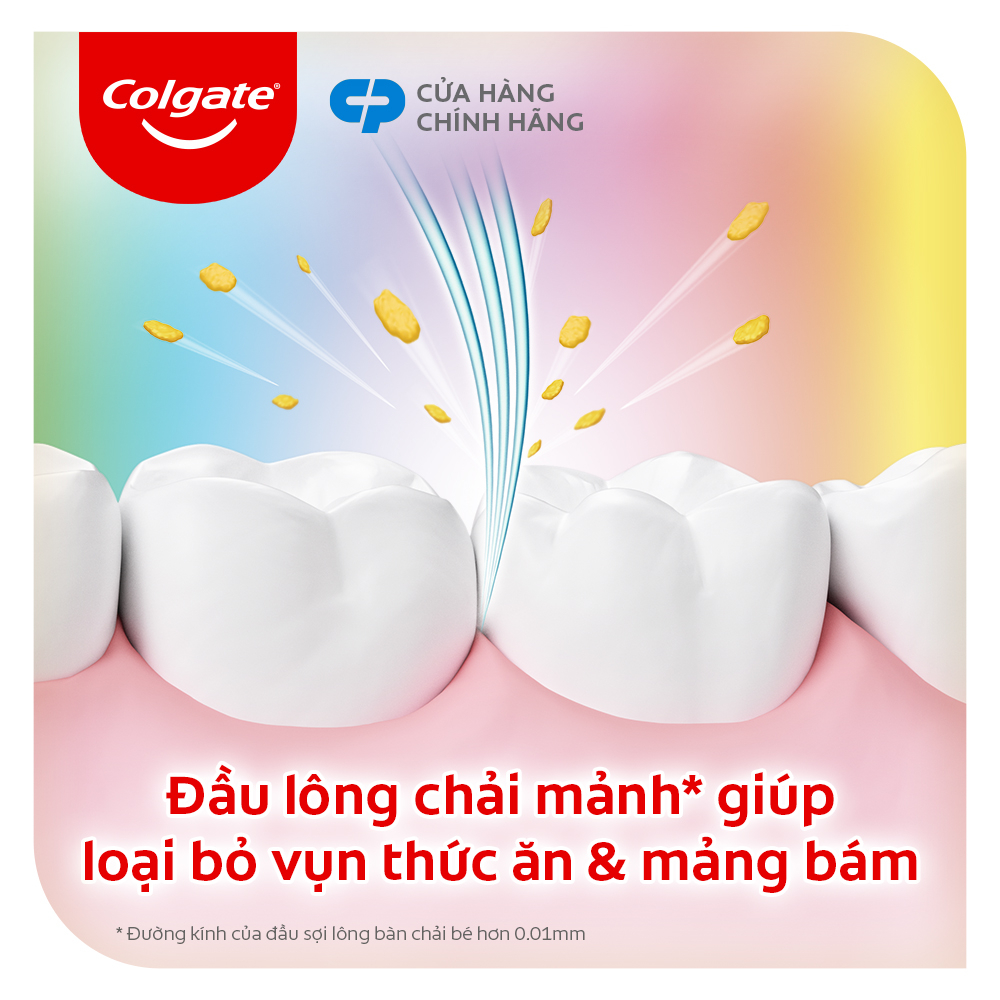 Bàn chải Colgate Slimsoft Ortho lông chải mềm mại xếp hình U cho người niềng răng