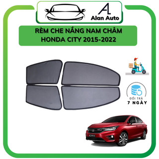 Rèm che nắng ô tô Honda City 2012-2022 , che nắng City hút nam châm theo xe, bộ 4 cánh. Hàng tốt
