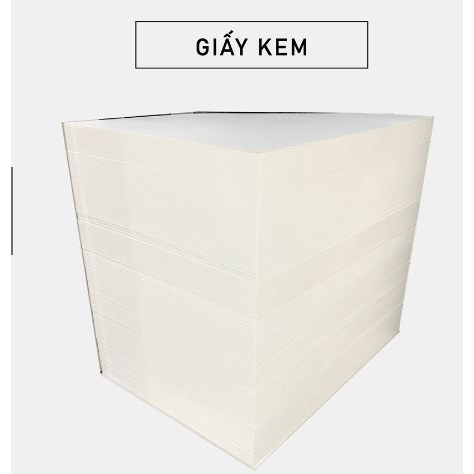 Giấy kem 190gsm - A4