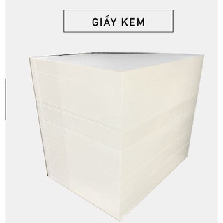 Giấy kem 190gsm - a4