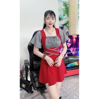 Sét đầm kèm quần đùi dễ thương. tch65