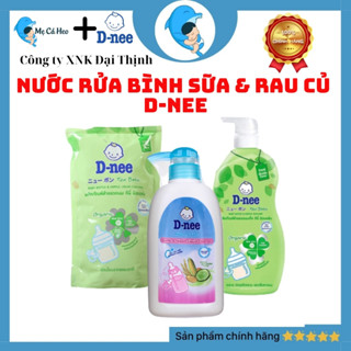 Nước rửa bình sữa & rau củ Dnee Organic dạng chai và túi hàng Thái Lan