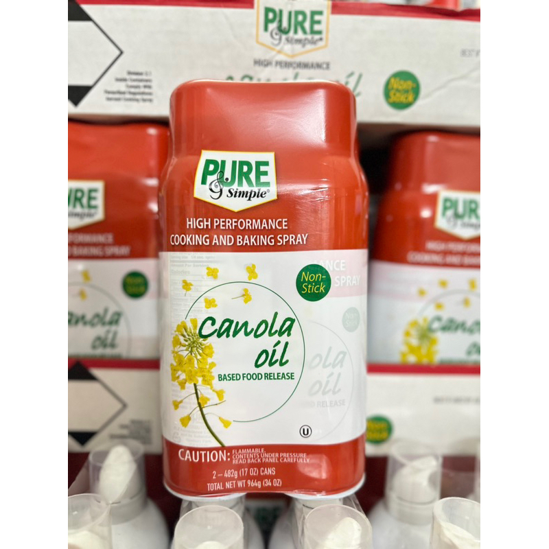 DẦU ĂN KIÊNG DẠNG XỊT PURE & Simple - Canola Oil 482g