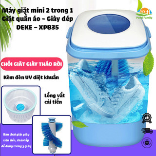 Máy Giặt Mini Giặt Quần Áo - Giặt Giày Cao Cấp Khử Khuẩn Bằng Công Nghệ Blue Ag [MỚI]