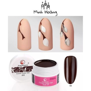 Gel vẽ đen trắng đặc chuyên vẽ nổi hũ 10ml