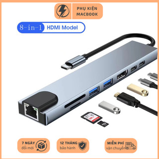 Hub type c to hdmi 4k- 60hz cho macbook/ipad/laptop/điện thoại, hub chuyển đổi type c sang hdmi, cổng chuyển đổi type c