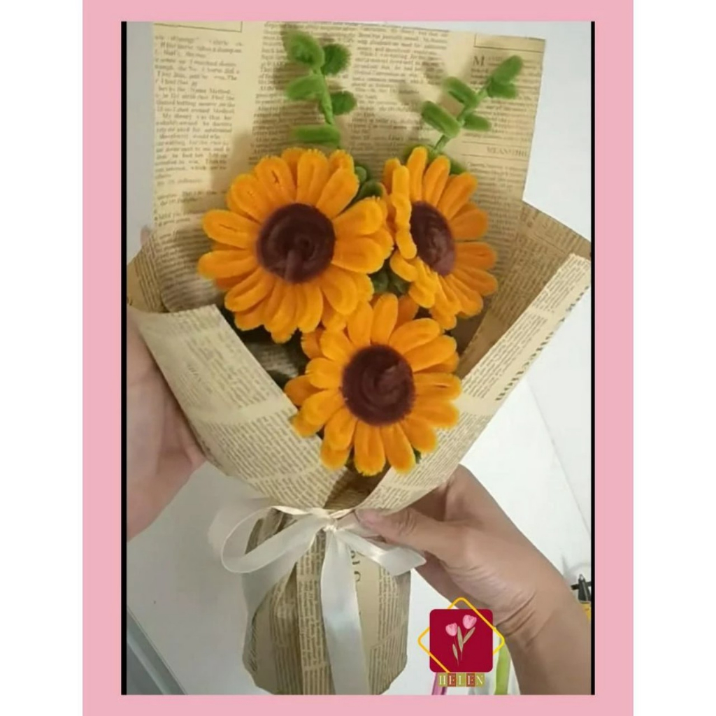 Sét Nguyên Liệu Làm Hoa Hướng Dương