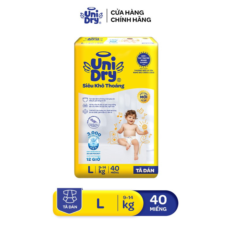 Tã Dán Unidry S48/M42/L38/XL34