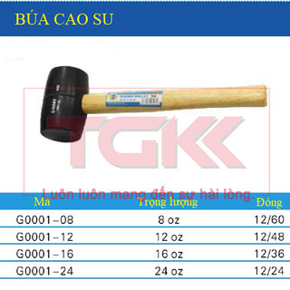Búa cao su G0001 C-MART (8oz,12oz)