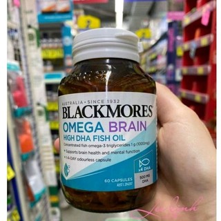 Dầu cá Blackmores Omega Brain High DHA Fish Oil - lọ 60 viên