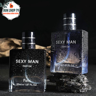  Nước hoa nam Sexy Man 55ml thơm lâu với hương thơm đầy quyến rũ Nước hoa nam rẻ với độ lưu hương lâu từ 3-7h 