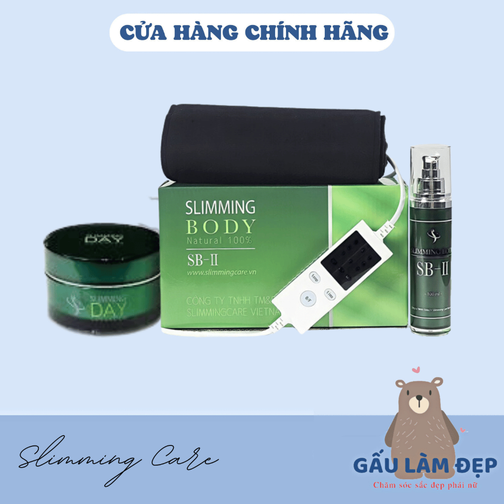 Bộ Ủ Nóng Tan Mỡ Slimming Body SB-II - Tinh dầu, Kem Collagen Tan Mỡ