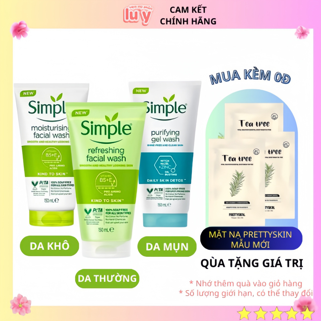 Nước Tẩy Trang Simple Kind To Skin Micellar Water 200ml - Toner Simple 200ml LUY Store